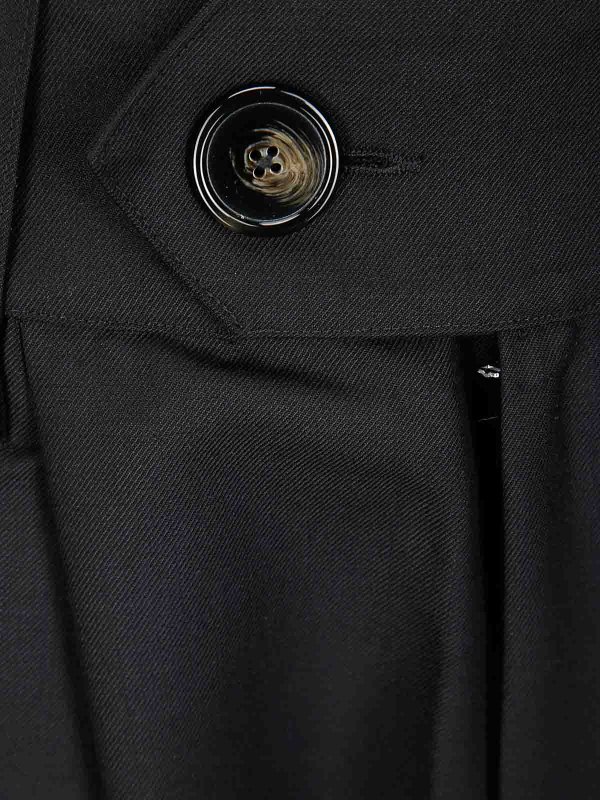 The Best Shops VAQUERA: Trousers Shorts - Shorts in high waist wool from the soft fit