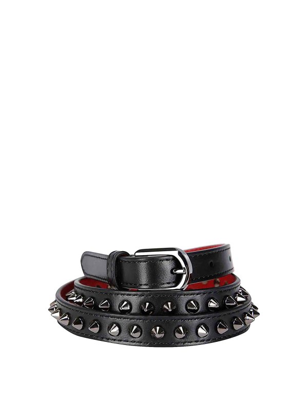 CHRISTIAN LOUBOUTIN: ベルト - ベルト - 黒