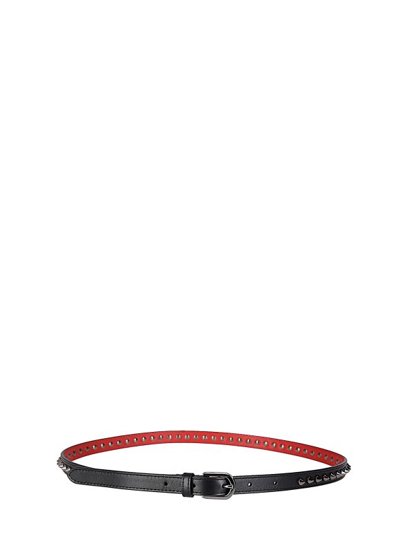 CHRISTIAN LOUBOUTIN: ベルト online - ベルト - 黒
