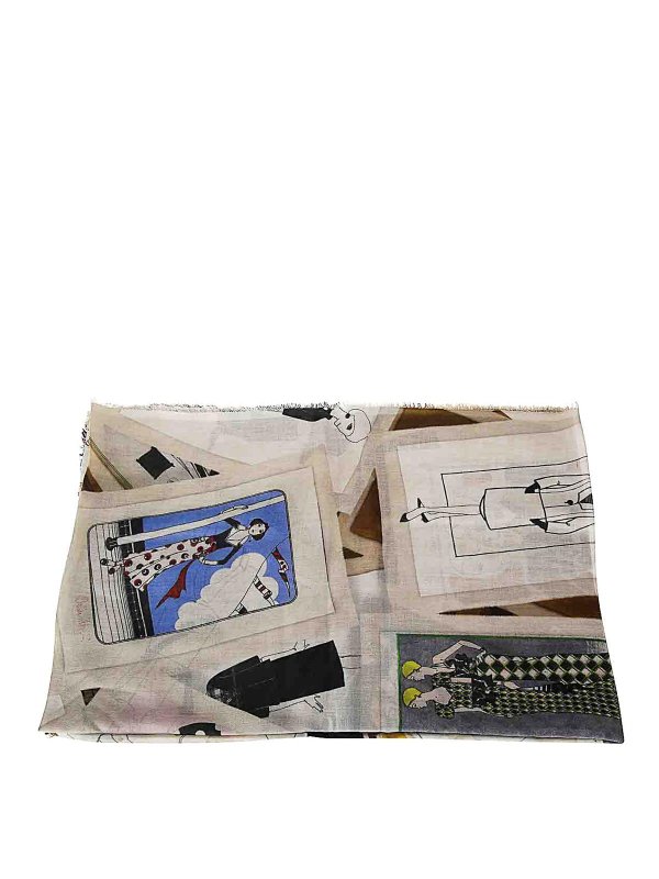 FALIERO SARTI: Stolen und Schals - Stola - Blau