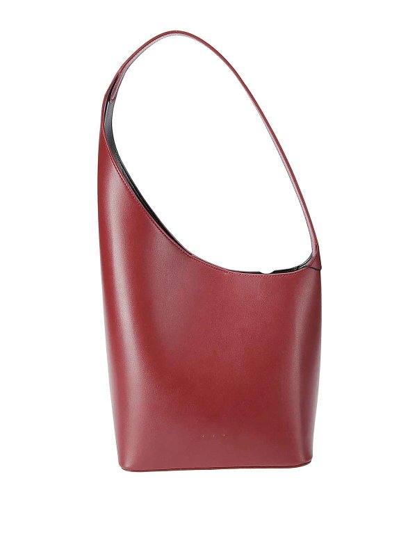 AESTHER EKME: クロスボディバッグ - クロスボディバッグ - ダークレッド