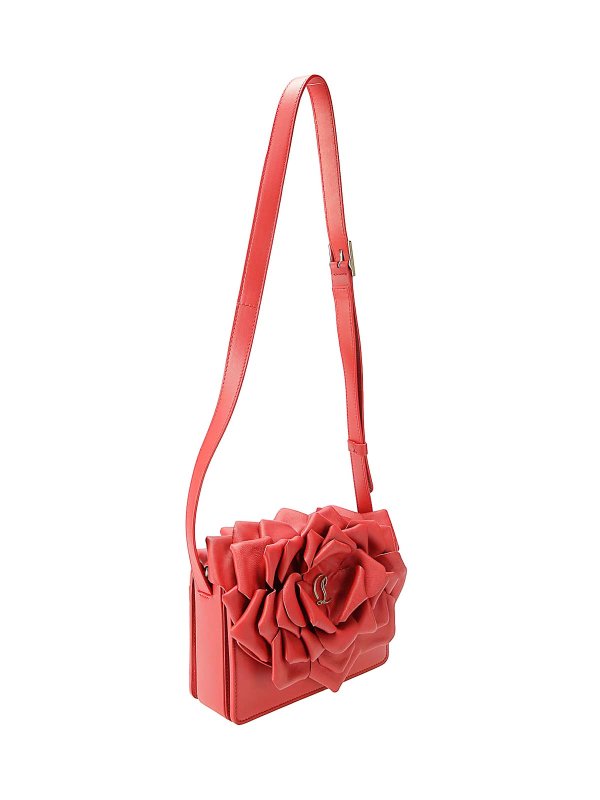CHRISTIAN LOUBOUTIN: borse a tracolla online - Borsa in nappa rossa