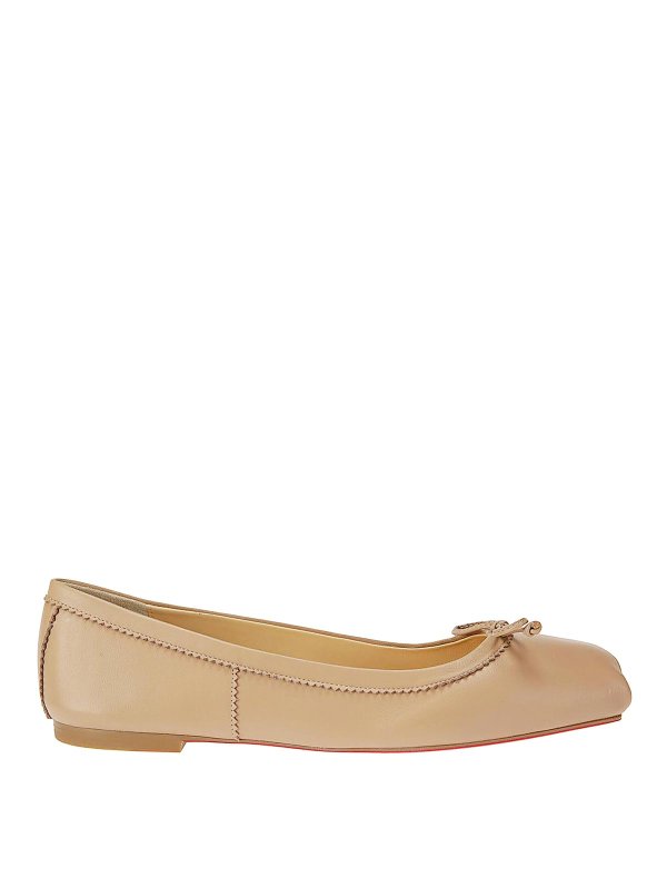 CHRISTIAN LOUBOUTIN: フラットシューズ - フラットシューズ - ピンク