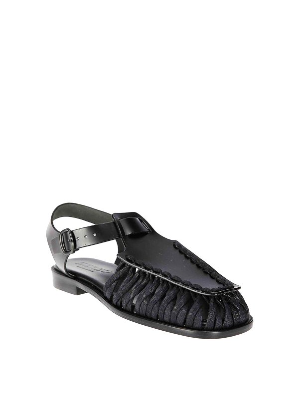 HEREU: sandals online - Smooth grain leather sandals