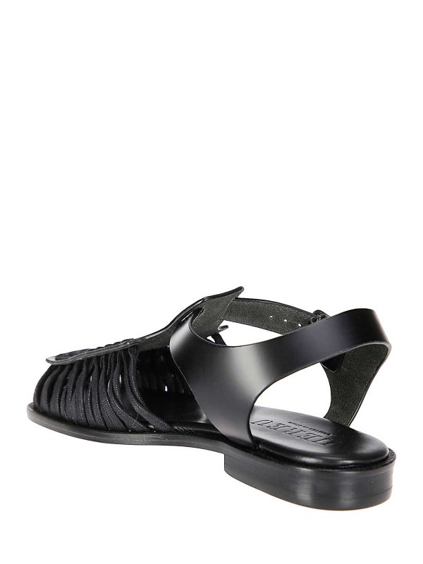 The Best Shops HEREU: sandals - Smooth grain leather sandals