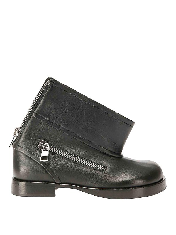 J.W. ANDERSON: boots - Decorative lateral zip boots