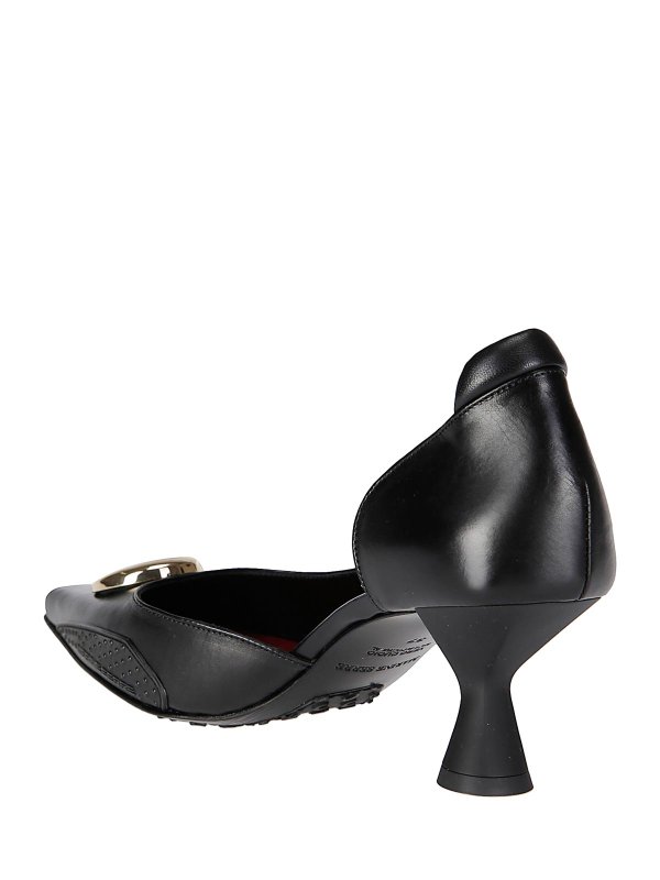 The Best Shops MARINE SERRE: court shoes - Black brief-on shoe