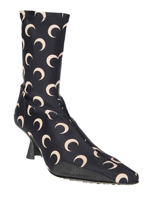 MARINE SERRE: ブーティー online - アンクルブーツ - ベージュ