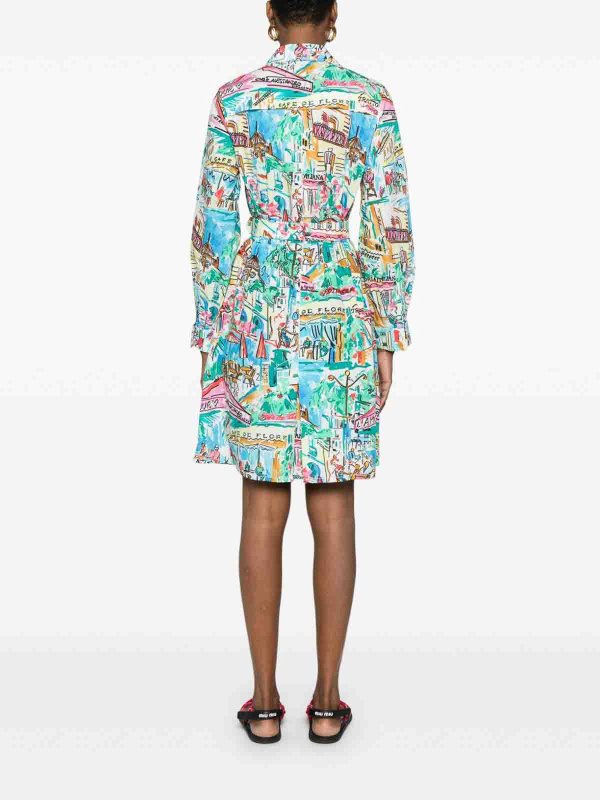 ALESSANDRO ENRIQUEZ: abiti corti online - Abito multicolore