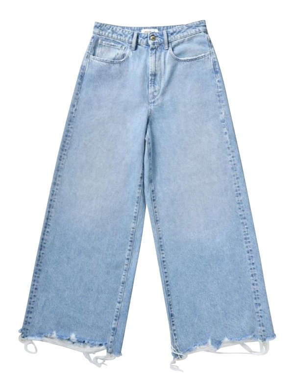 CYCLE JEANS: Jeans évasés - Jean Bootcut - Bleu