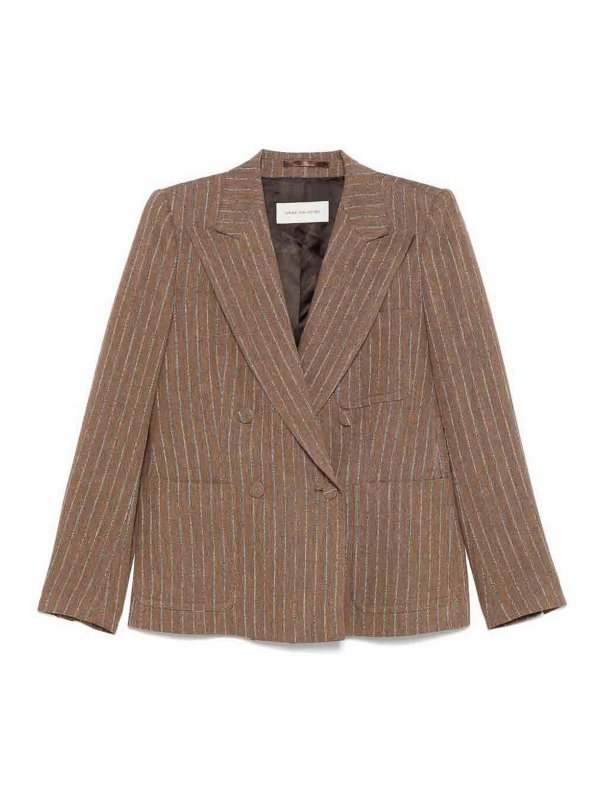 DRIES VAN NOTEN: ブレザー - ブレザー - ブラウン
