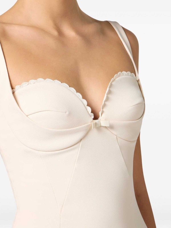 ELISABETTA FRANCHI: Maxikleider online - Maxikleid - Beige