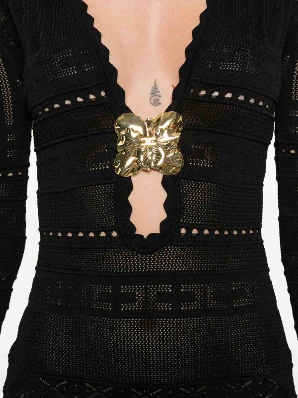 ELISABETTA FRANCHI: ショートドレス online - ショートドレス - 黒