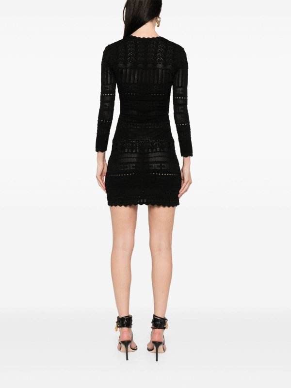 ショートドレス - 黒 shop online: ELISABETTA FRANCHI