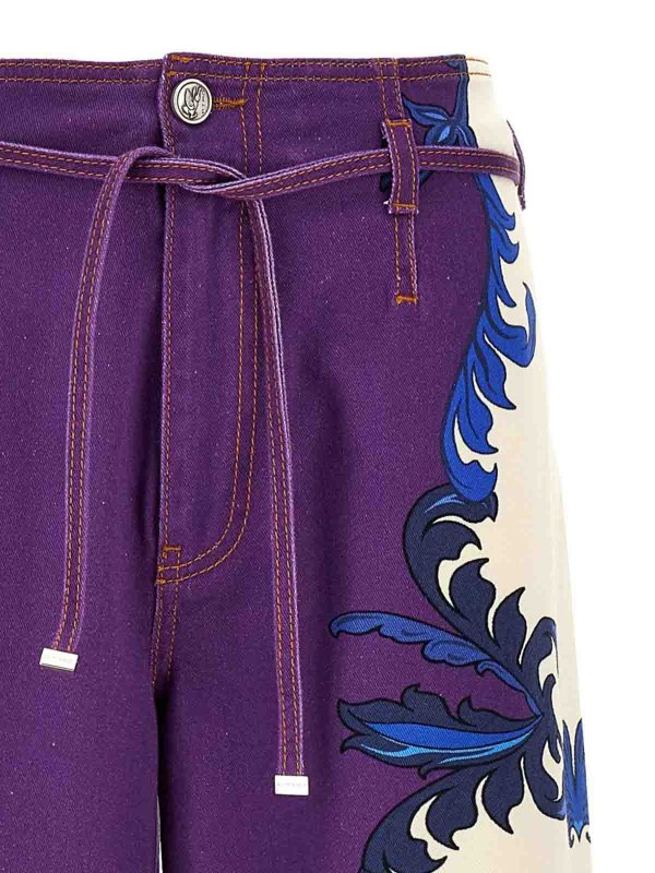 ETRO: Trousers Shorts online - Paisley Print Trousers