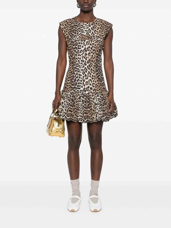 GANNI buy online ショートドレス - ブラウン