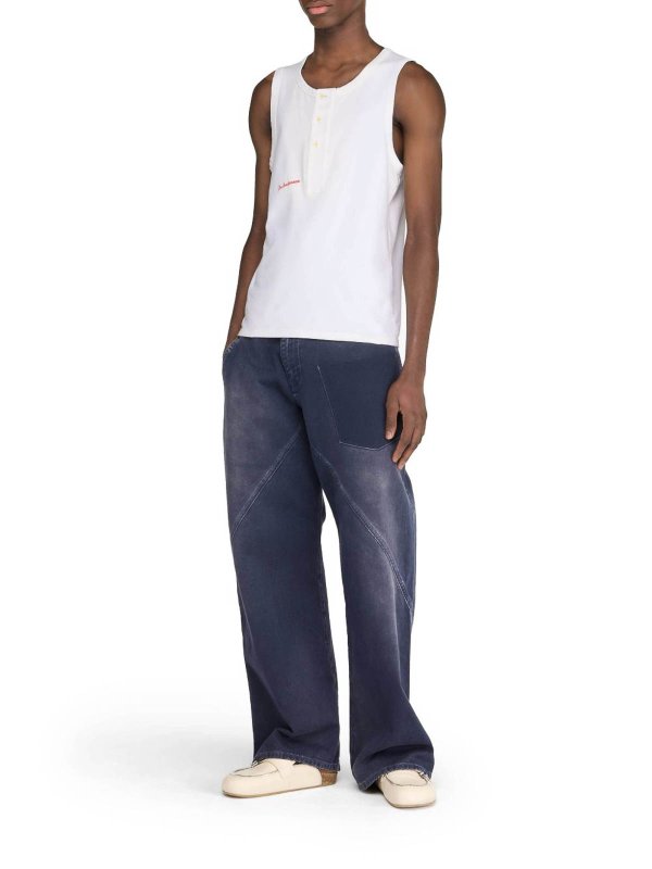 J.W. ANDERSON: Tops y camisetas sin mangas online - Top - Blanco