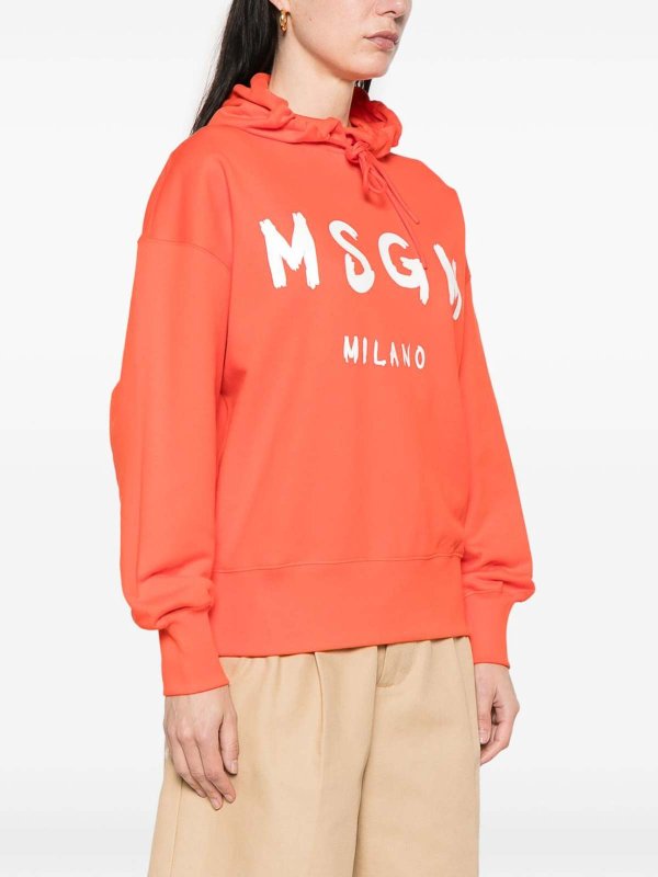 The Best Shops m.s.g.m.: Sweatshirts und Pullover - Sweatshirt - Orange