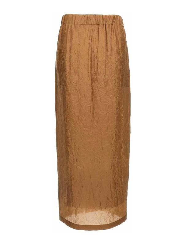 Max Mara: Knielange und Midi Röcke - Midirock - Camel