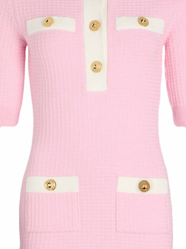 Patou Waffle-Knit Cotton Mini Dress - Women | KN2398087455P