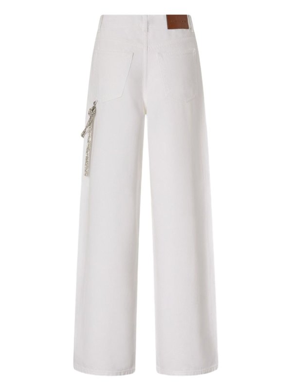 Pinko: Bootcut online - Bootcut Jeans - Weiß