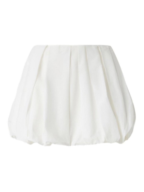 Pinko: Knielange und Midi Röcke - Midirock - Weiß