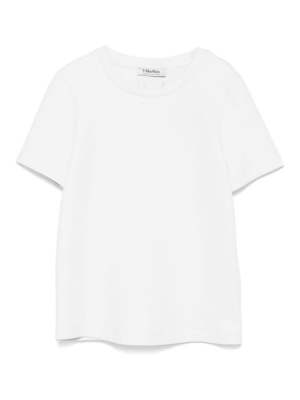 S MAX MARA: T-shirts - T-Shirt - Weiß