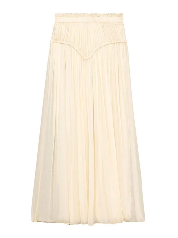 Isabel Marant Rolande Skirt - Beige - Women | JU0356FAC2J04I23EC