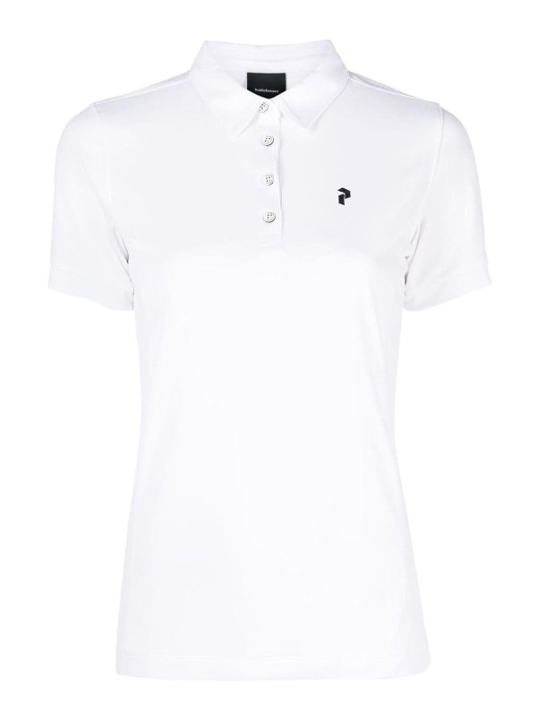 PEAK PERFORMANCE: Poloshirts - Poloshirt - Weiß