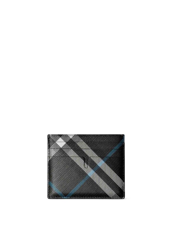 BURBERRY: wallets & purses - Checked Cardholder