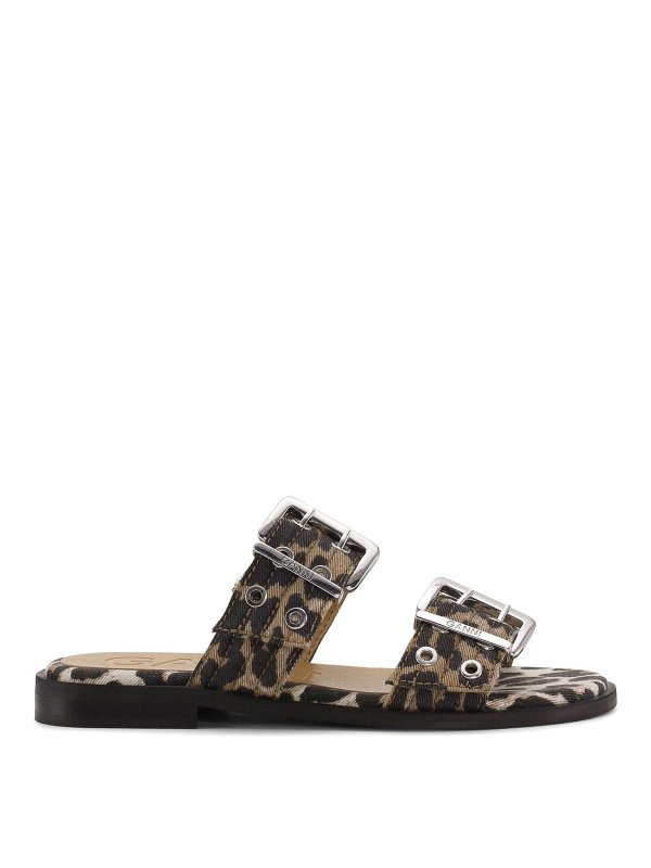 GANNI: sandals - Buckle Sandals