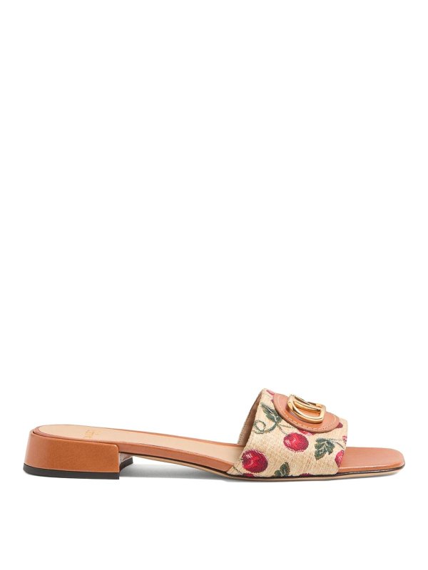 VALENTINO GARAVANI: サンダル - サンダル - ベージュ