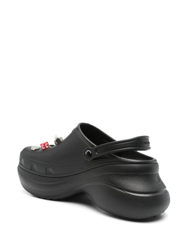 BALENCIAGA: Mokassins und Slippers online - Mokassins - Schwarz