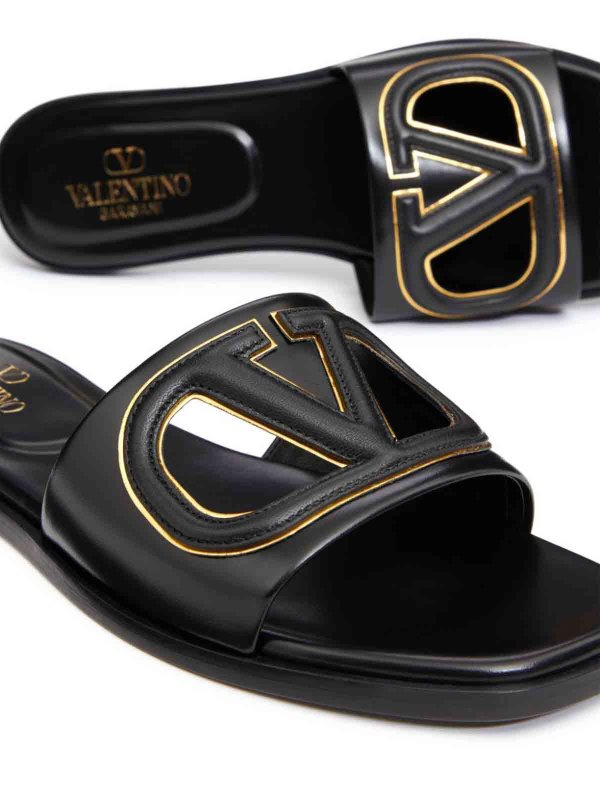 ビーチサンダル - 黒 shop online: VALENTINO GARAVANI