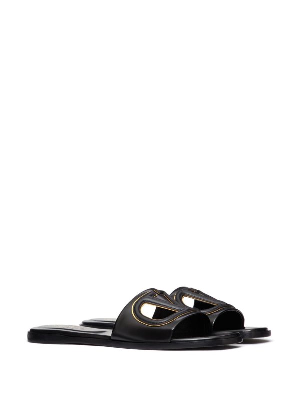 VALENTINO GARAVANI buy online ビーチサンダル - 黒