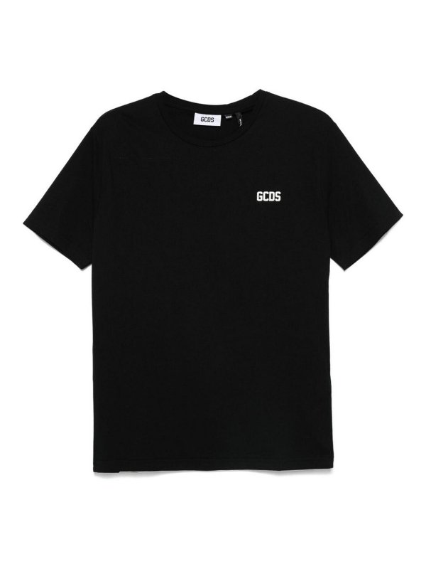 GCDS: Camisetas - Camiseta - Negro