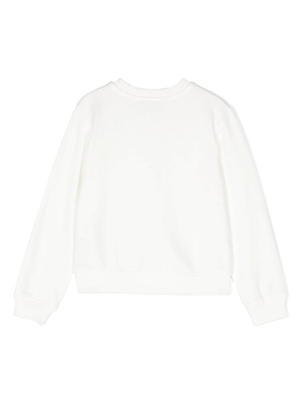 MOSCHINO: Pull col rond online - Pull Col Rond - Gris Clair