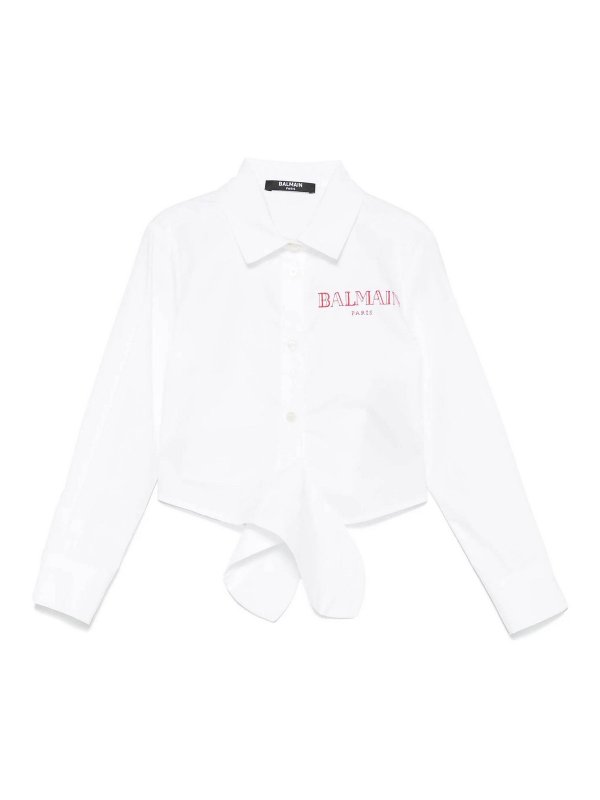Balmain: Hemden - Hemd - Weiß