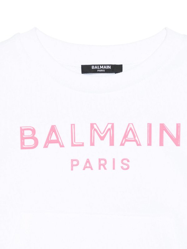 The Best Shops Balmain: Sweatshirts und Pullover - Sweatshirt - Hellblau