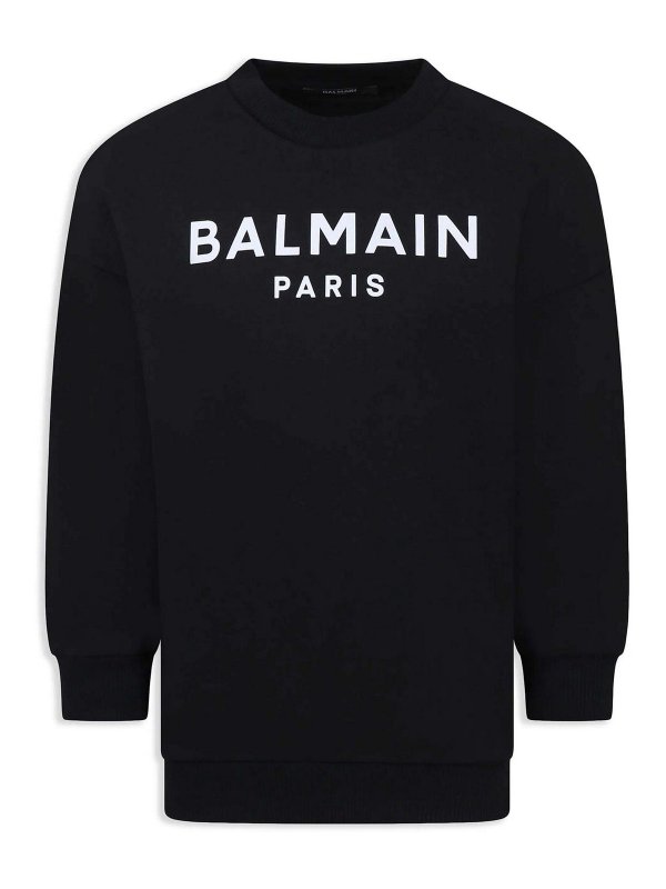 Balmain: Sweatshirts & Pulls - Sweat-Shirts - Noir