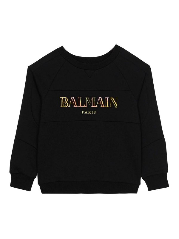 Balmain: Sweatshirts und Pullover - Sweatshirt - Weiß