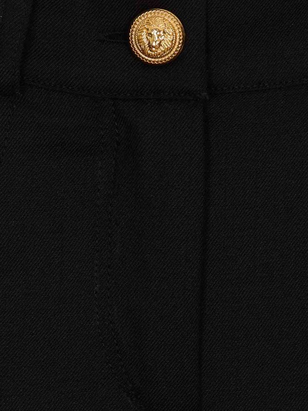 Balmain: ニーレングススカート＆ミディ丈 online - 膝丈/ミディスカート - 黒