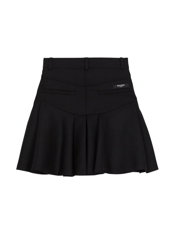 The Best Shops Balmain: ニーレングススカート＆ミディ丈 - 膝丈/ミディスカート - 黒