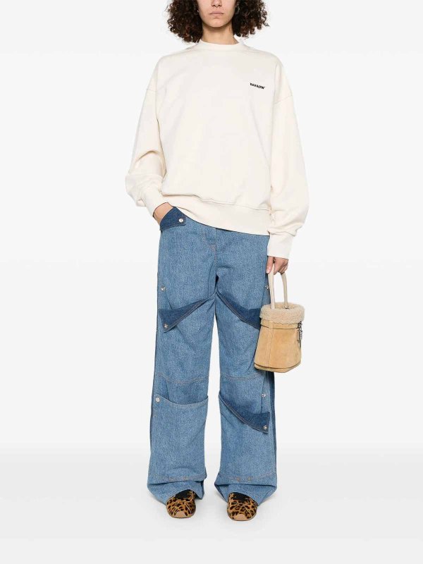 The Best Shops BARROW: スウェット＆セーター - スウェットシャツ/セーター - クリーム