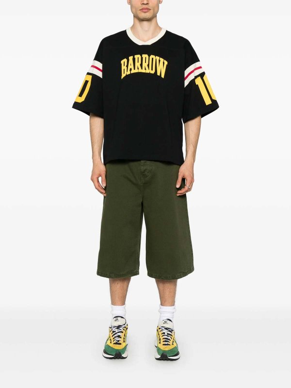 Tシャツ - 黒 shop online: BARROW