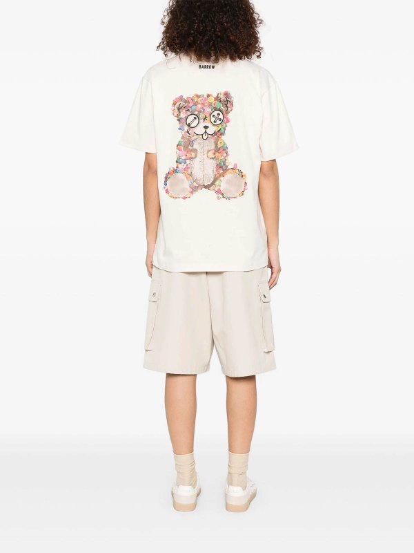 The Best Shops BARROW: T-shirts - T-Shirt - Creme