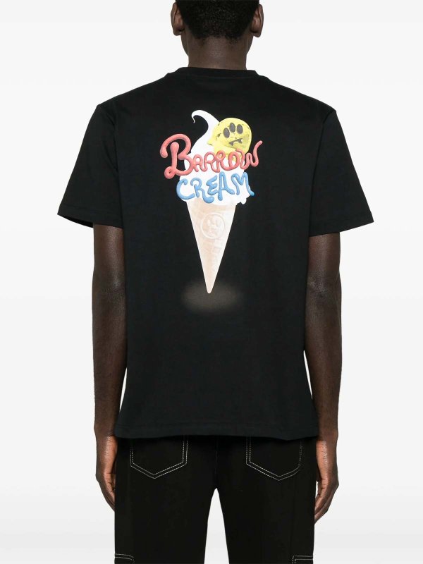 The Best Shops BARROW: T-shirts - T-Shirt - Noir