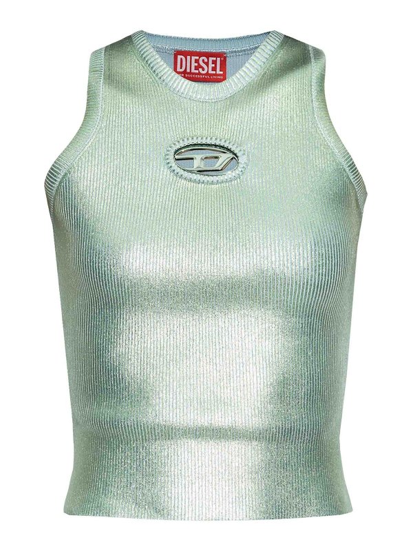 DIESEL: トップス＆タンクトップ - トップ/タンクトップ - ブルー