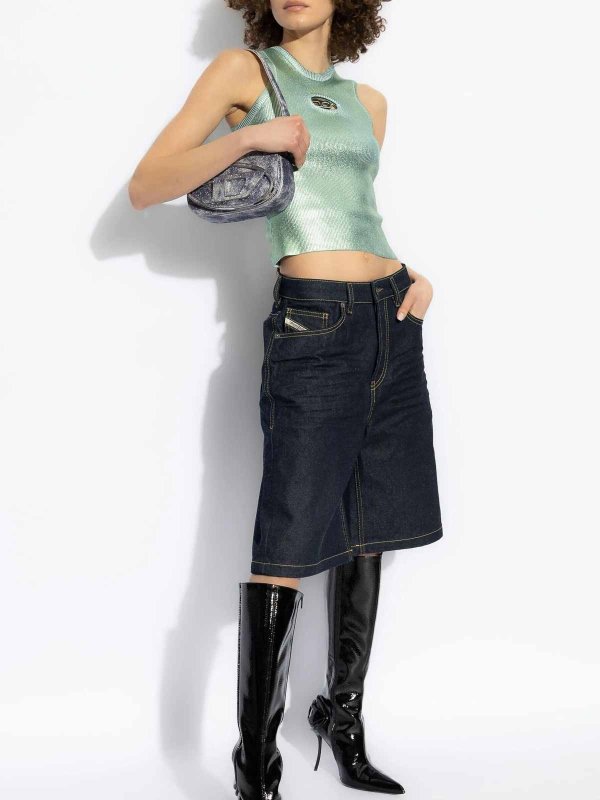 DIESEL buy online トップ/タンクトップ - ブルー