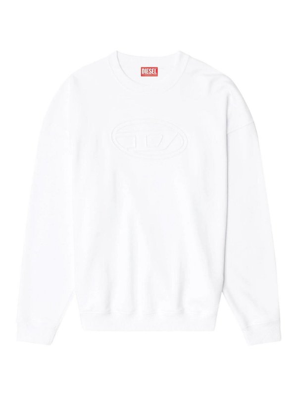 DIESEL: スウェット＆セーター - スウェットシャツ/セーター - 白